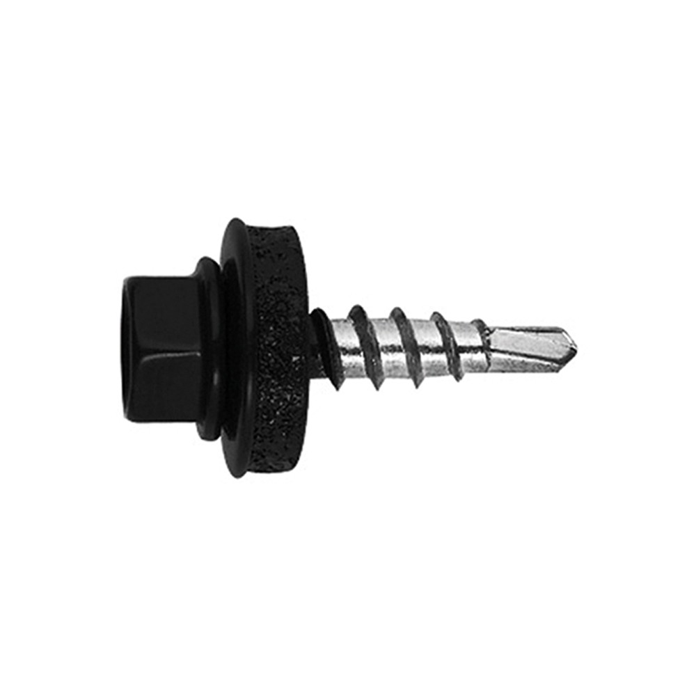 FS 9011 [CP] Tornillo cubierta metal madera. RAL 9011. Negro